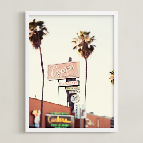This is a sunset blvd art by Vera Mladenovic called canter's