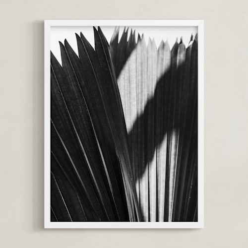 This is a black and white art by Catherine Culvenor called palmery 2
