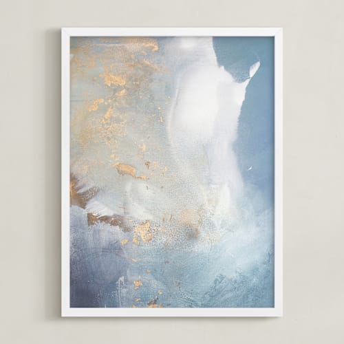 This is a gray blue art with standard by Julia Contacessi called undertow