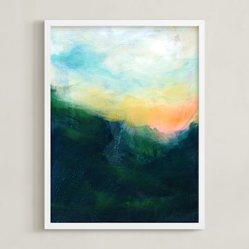 This is a grass green art by Lindsay Megahed called yonder