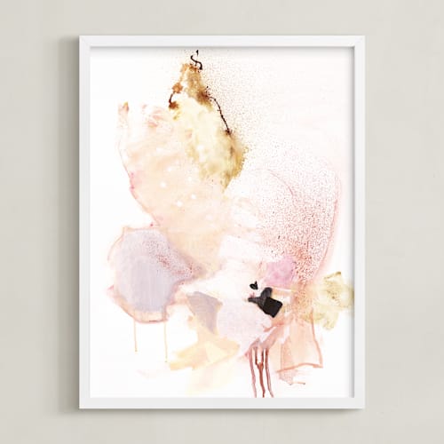 This is a blush pink art with standard by Sarah McInroe called delicate
