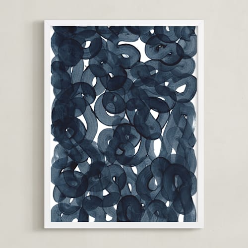This is a indigo art by Erin McCluskey Wheeler called indigo ink