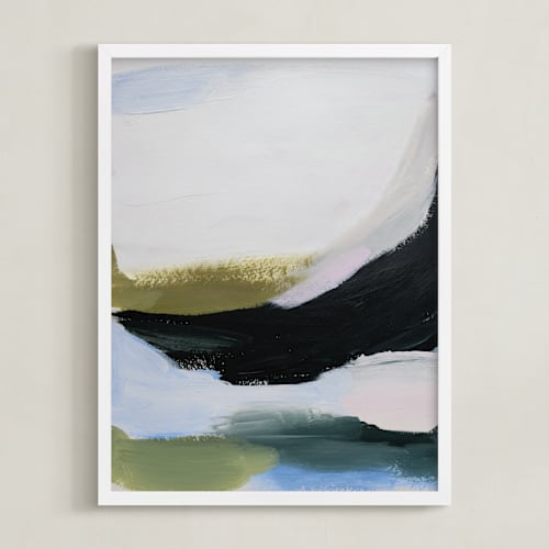 This is a olive art with standard by Melanie Severin called elemental layers