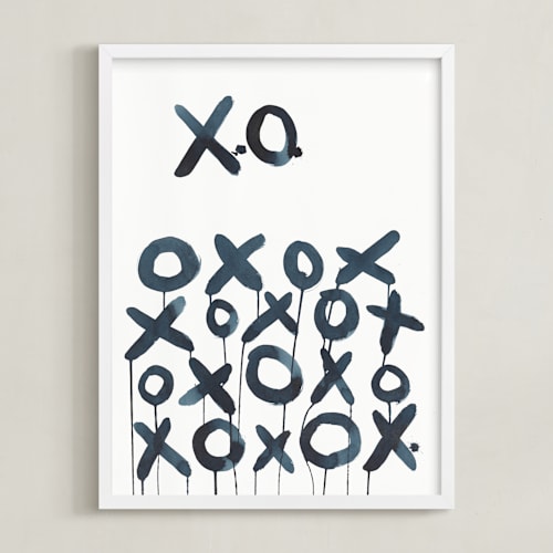 This is a smoky black art by Michelle Owenby Design called xo sol