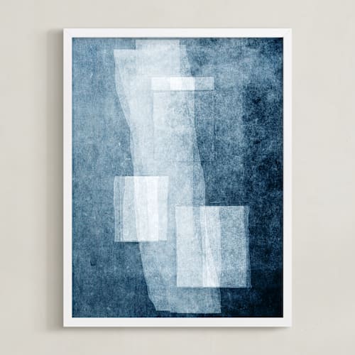This is a misty indigo art by Debra Pruskowski called sealed memories