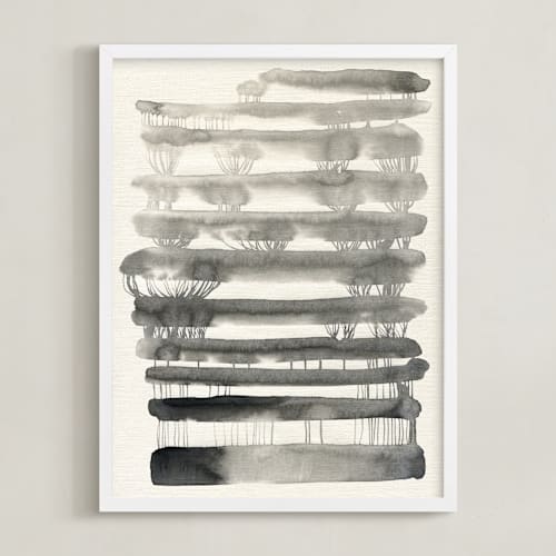 This is a black art with standard by Ekaterina Romanova called abstract watercolor 90