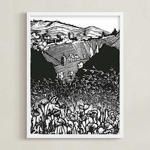 This is a noir art by Liz Conley called la torre
