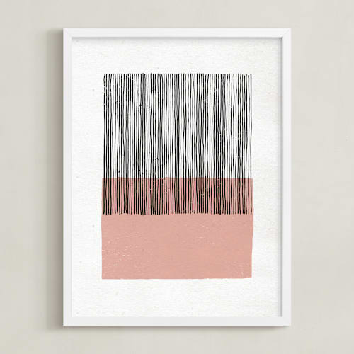 This is a dusty rose art with standard by Kiersten Garner called color streak