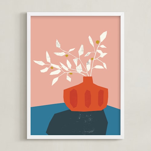 This is a bubble gum art by Morgan Kendall called mid century vase