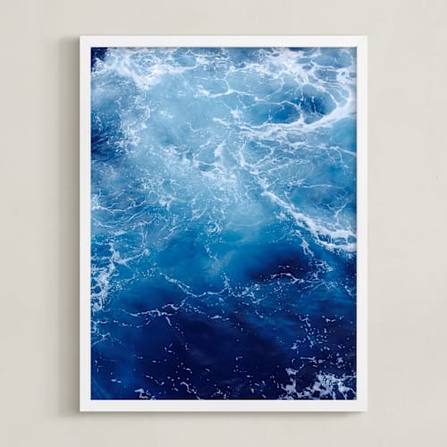 This is a navy art by Carole Crohan - CaroleeXpressions called waving blue