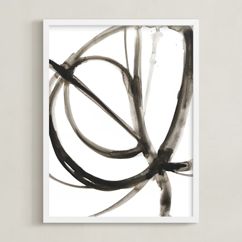 This is a charcoal art with standard by Mary Gaspar called plant cell 6