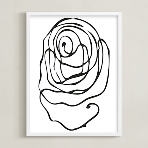 This is a coal black art with standard by Stephanie Nowotarski called perinuclear no.2