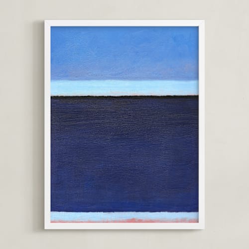This is a deep blue sea art by Carol C. Young called deep blue bay