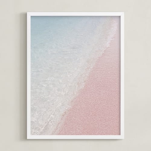 This is a light pink art by Katie Doherty called take me to the water