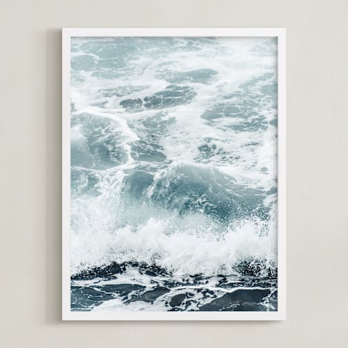 This is a ocean blue art by Kamala Nahas called storm swell 2