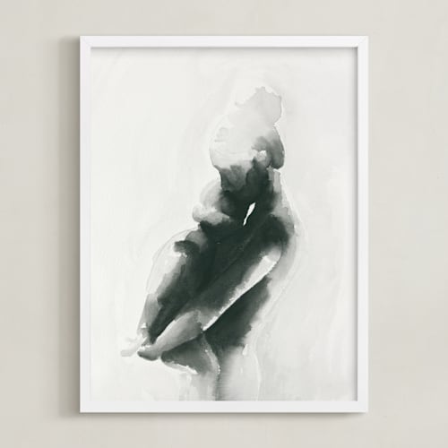 This is a pewter art with standard by Kate Ahn called mother embrace color