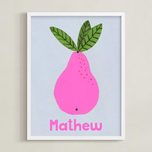 This is a candy personalized art for kids by Marta Crea called my fruity family ii