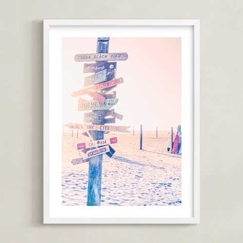 This is a himalayan pink salt kids wall art by Rega called summer getaway
