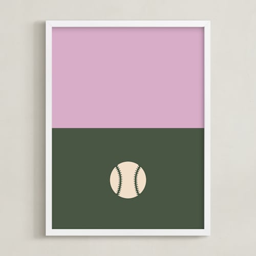 This is a olive kids wall art by pacifica project called 3 season sport | baseball