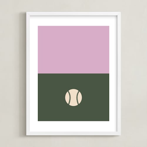 This is a olive kids wall art by pacifica project called 3 season sport | baseball