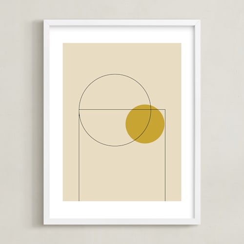 This is a neutral kids wall art by Beth Vassalo called basketball