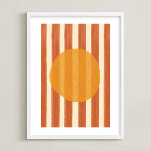 This is a sun kids wall art by Inkblot Design called day and night 1