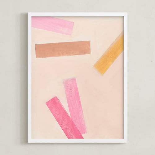 This is a cotton candy kids wall art by Maja Cunningham called confetti 1