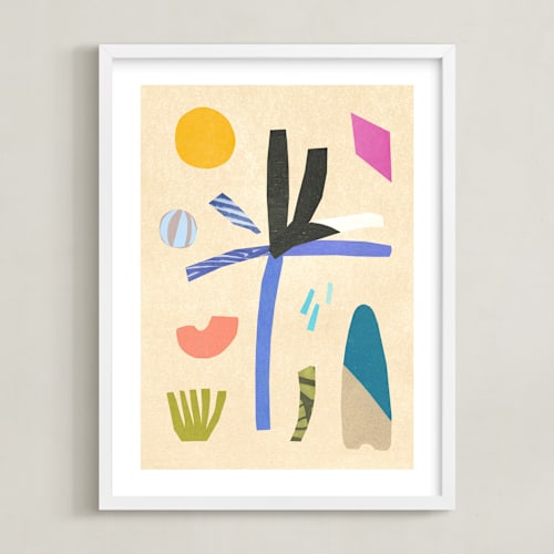 This is a beach kids wall art with standard by Sumak Studio called over the ocean