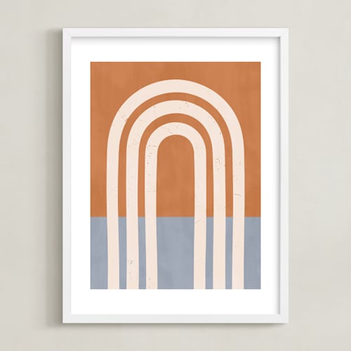 This is a rust kids wall art by Iveta Angelova called retro vibes