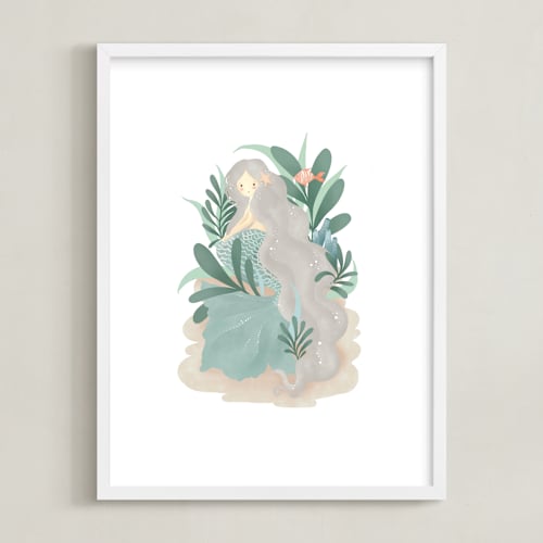 This is a reef kids wall art by Grae called princess of the sea