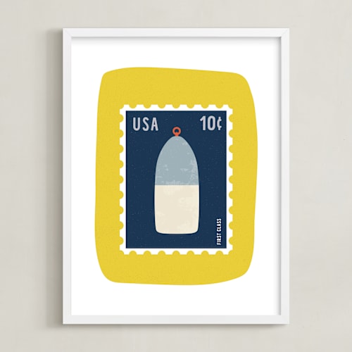 This is a sunshine kids wall art with standard by Nadia Hassan called oh buoy