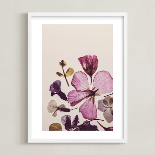 This is a pink kids wall art by Karen Kardatzke called forever in bloom