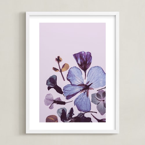 This is a purple kids wall art by Karen Kardatzke called forever in bloom