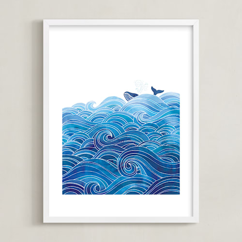 This is a ocean kids wall art by Stardust Design Studio called seas the day
