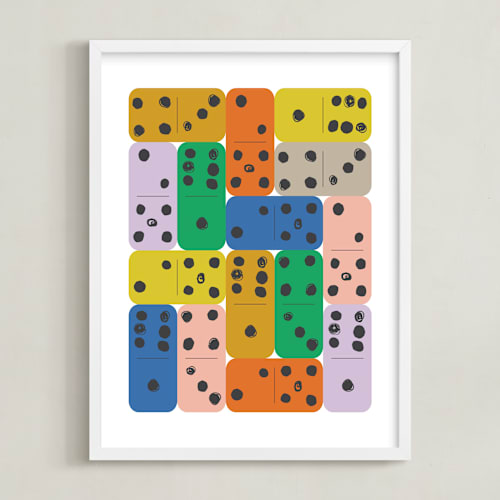 This is a multi kids wall art by Ampersand Design Studio called fun & games i