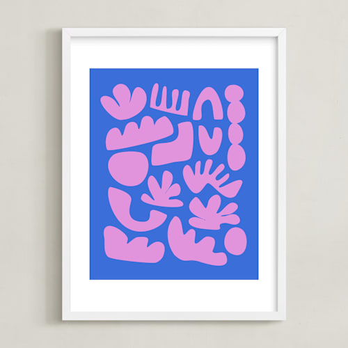 This is a blueberry kids wall art by Beth Vassalo called simple play