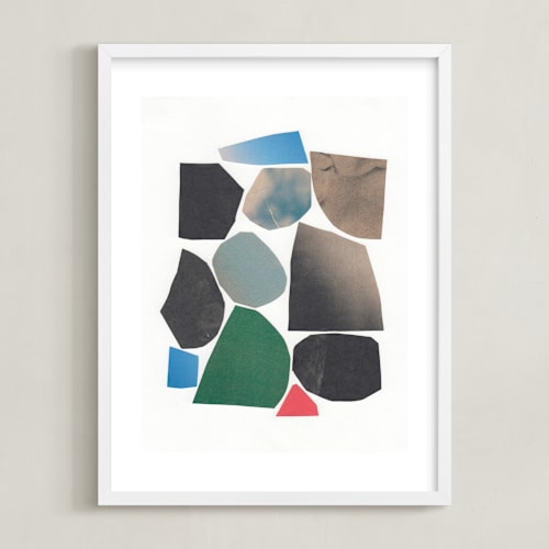 This is a wasabi kids wall art by Elliot Stokes called paper salad 1