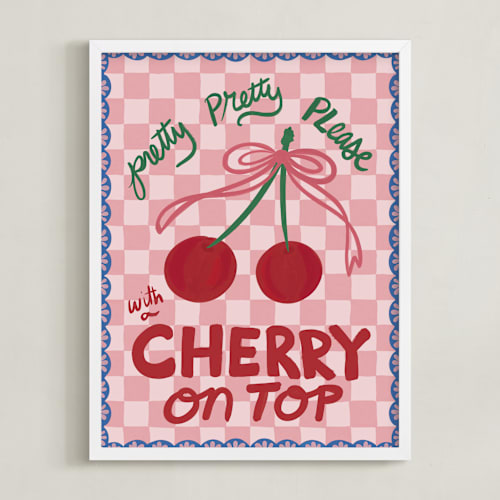 This is a cherry blossom kids wall art with standard by Jenna Holcomb called piccole gioie 4