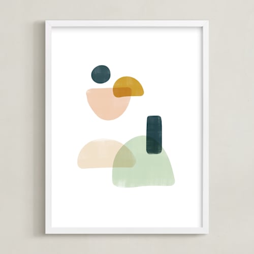 This is a golden hour kids wall art by Lindsay Stetson Thompson called balance no.3