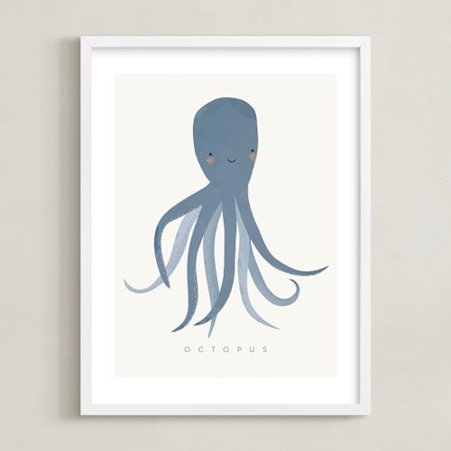 This is a atlantic kids wall art by Karidy Walker called octopus tentacles