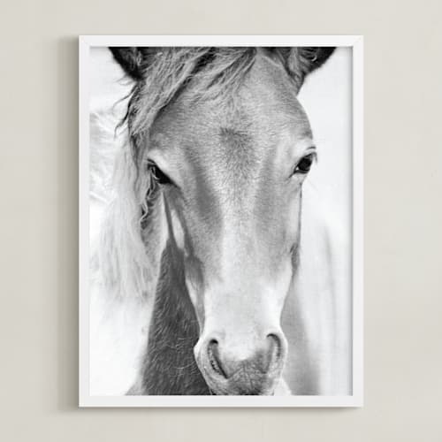 This is a charcoal art with standard by Dawn Smith called wild and free.