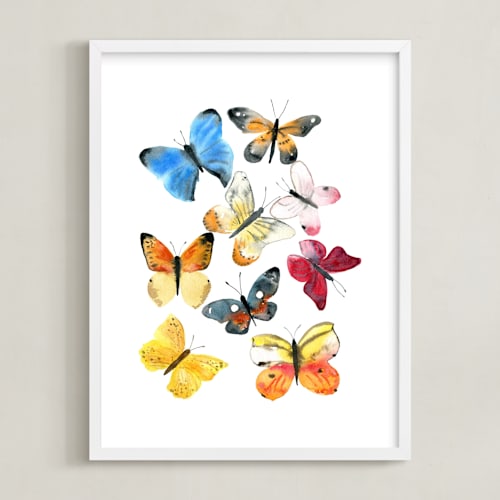 This is a monarch art by Alexandra Dzh called watercolor butterflies
