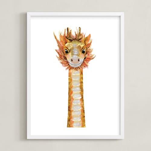 This is a golden sun art by Cass Loh called baby animal dragon