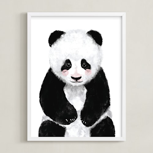 This is a midnight art by Cass Loh called baby panda