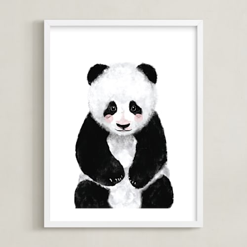 This is a midnight art by Cass Loh called baby panda
