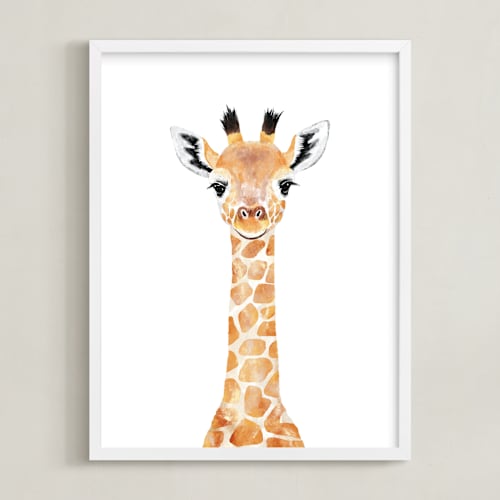 This is a nacho cheese art with standard by Cass Loh called baby giraffe 2