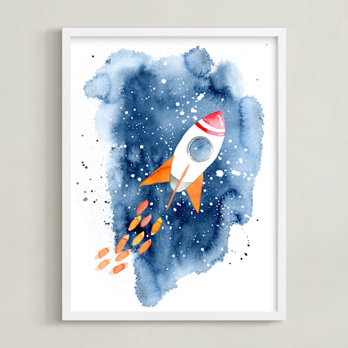 This is a starry sky art by Katrina Pete called space adventure