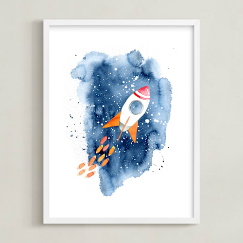 This is a starry sky art by Katrina Pete called space adventure