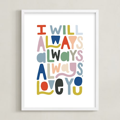 This is a white art by Alethea and Ruth called always always