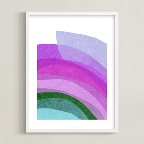 This is a outer space art by Carrie Moradi called paper rainbow